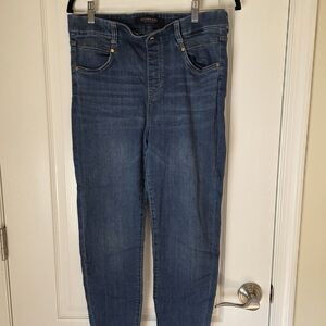 Liverpool Gia Glider Pull On Women's Blue Skinny Jeans